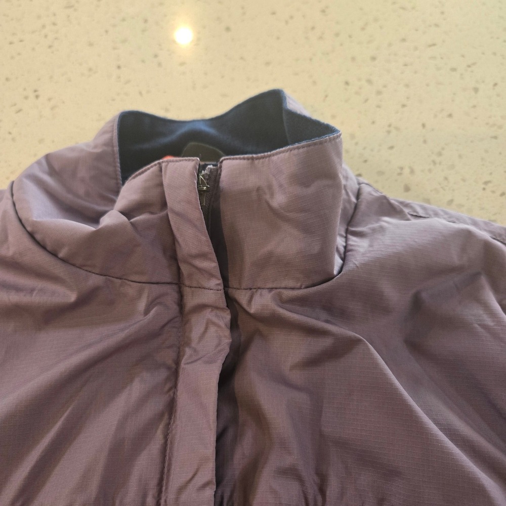 Nike Vest Womens Large L Running Purple Navy Full Zip Mesh Lined Windbreaker - Picture 6 of 10
